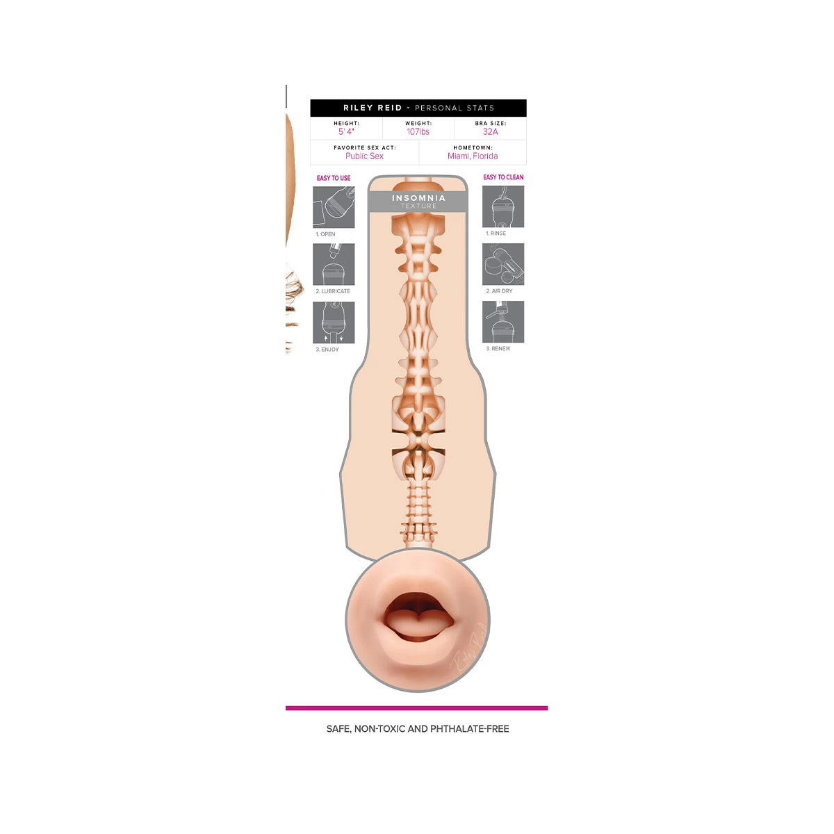 Fleshlight Girls miệng - lưỡi Riley Reid