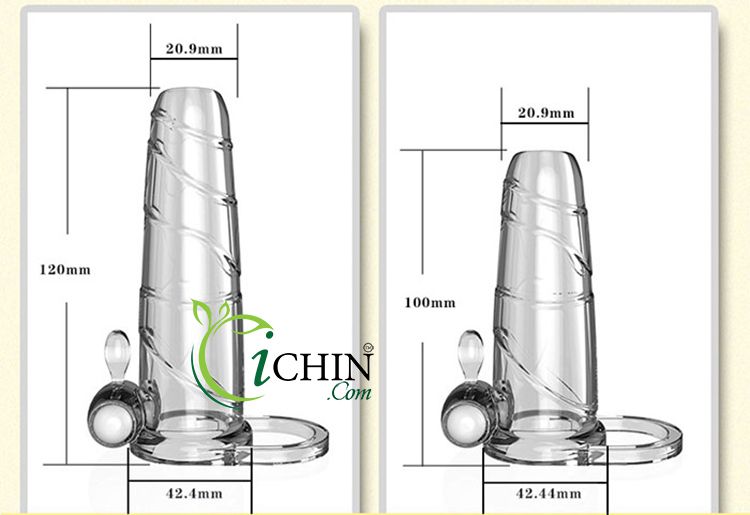 Bao cao su đôn dên hở đầu có quai đeo rung