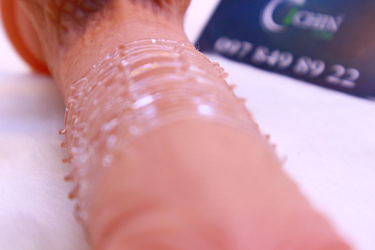 bao cao su có gai mềm khúc giữa