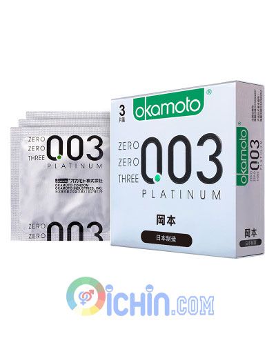 Okamoto Platinum 0.03 hộp 1 cái