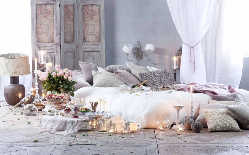 Lựa chọn không gian lãng mạn trước khi quan hệ