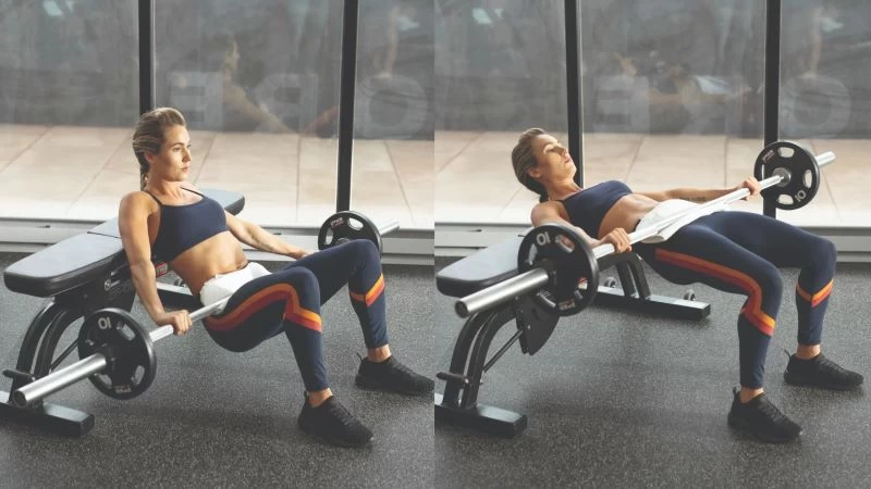 Phụ nữ luyện tập cường độ cao trong phòng gym