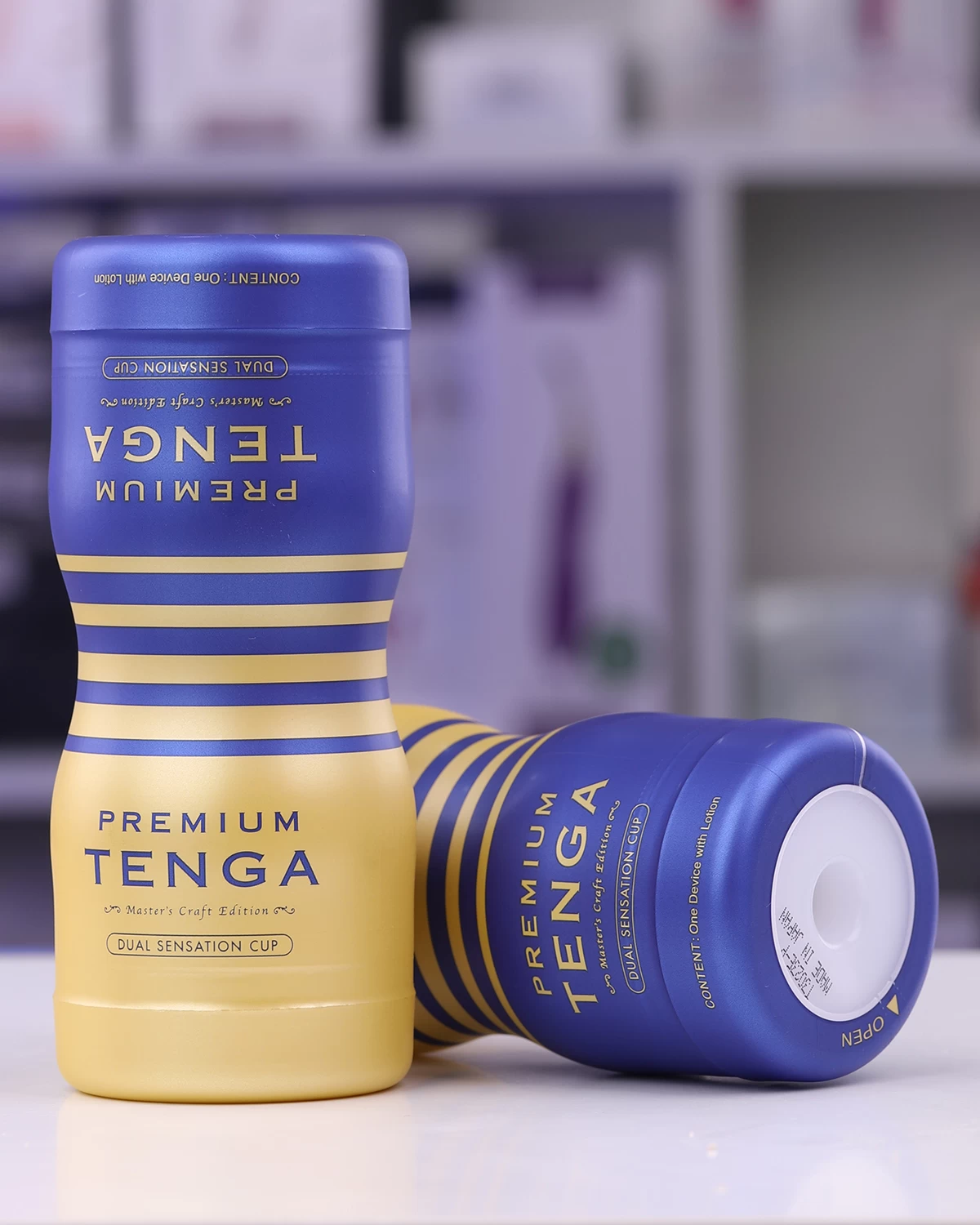 Tenga Premium Dual Sensation Cup là cốc thủ dâm 2 đầu có kết cấu riêng biệt 