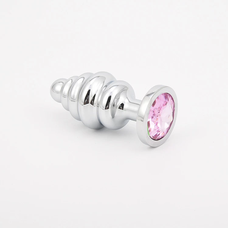 Phích cắm hậu môn xoắn ốc iNox cao cấp