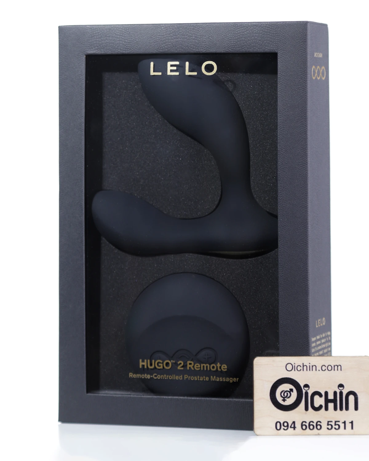 Máy massage tuyến tiền liệt Lelo Hugo 2 remote đến từ Thụy Điển