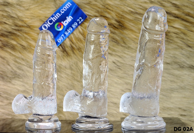 Dương vật giả trong suốt SUPPER COCK dán tường