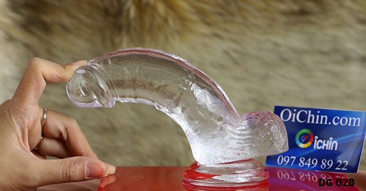 Dương vật giả trong suốt SUPPER COCK dán tường