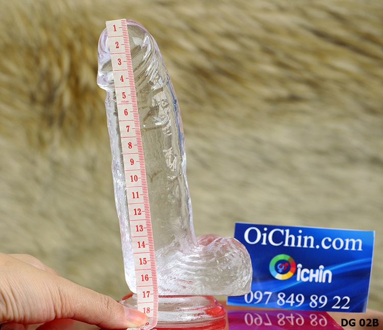 Dương vật giả trong suốt SUPPER COCK dán tường