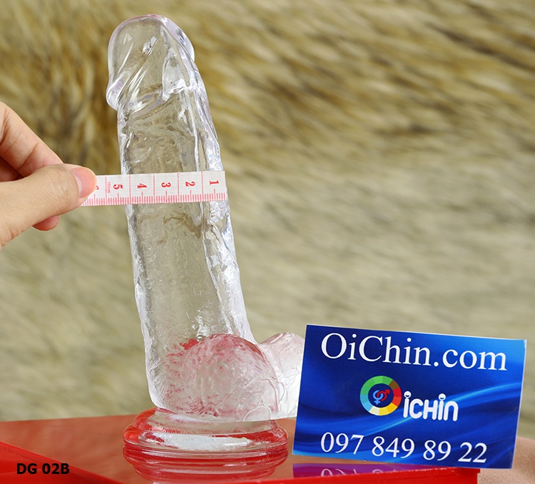 Dương vật giả trong suốt SUPPER COCK dán tường