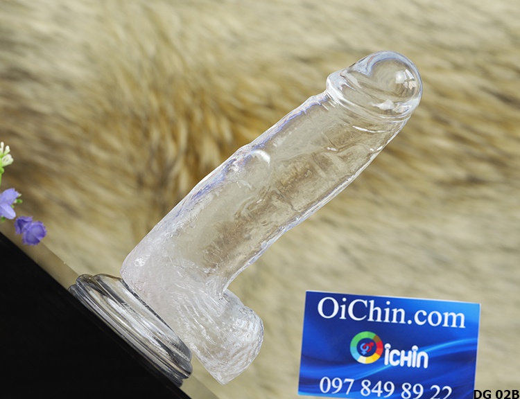 Dương vật giả trong suốt SUPPER COCK dán tường