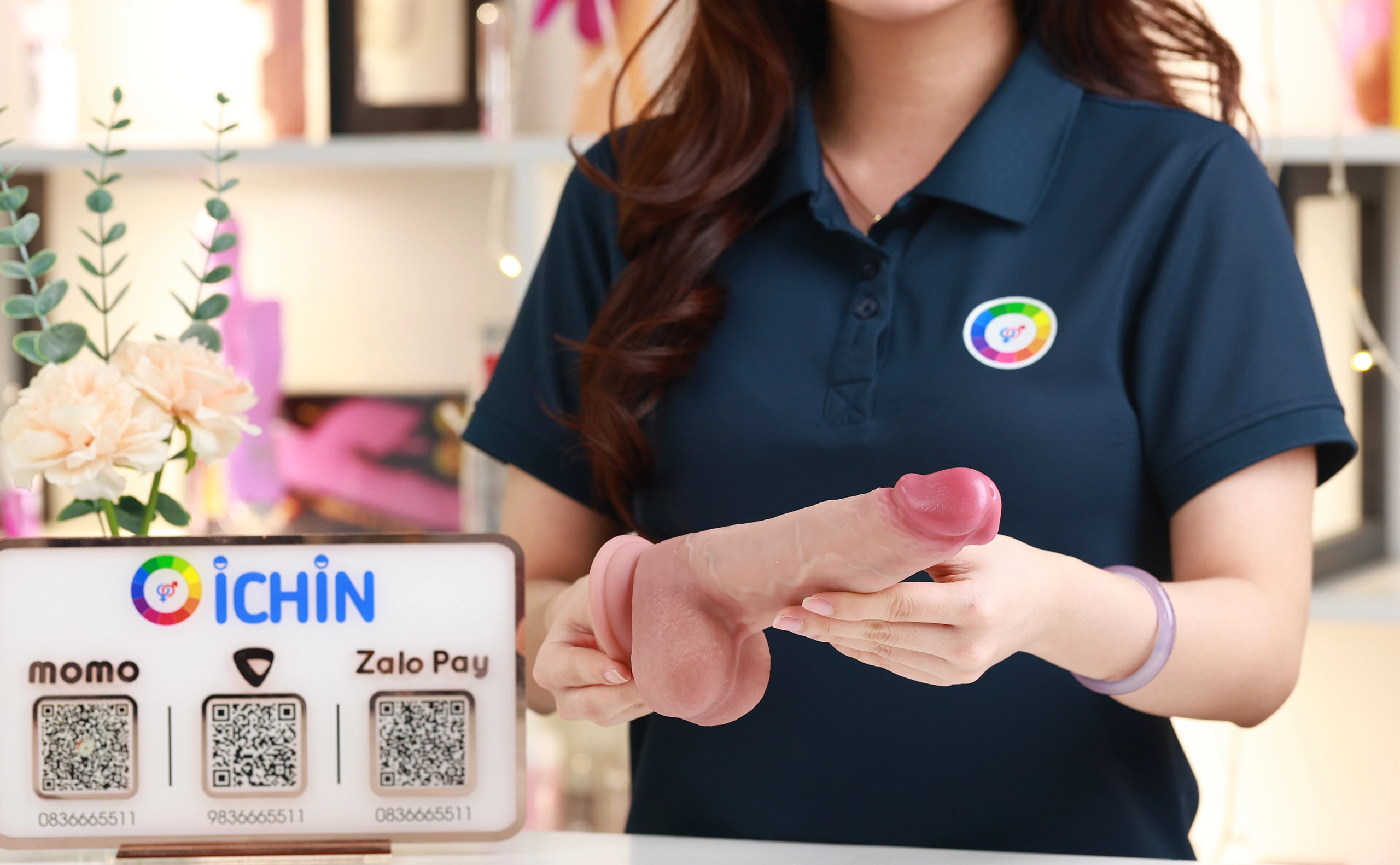 Lovetoy Sliding Skin Pro II 8 inch được chụp thực tế bởi Oichin