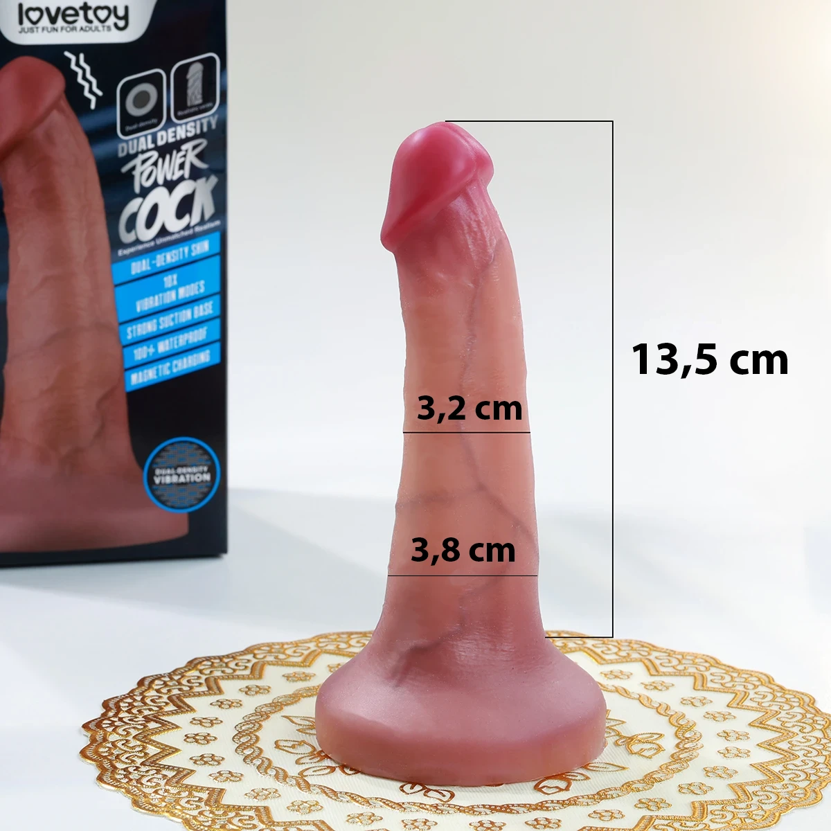 Ảnh thông số kích thước của Lovetoy Dual Density