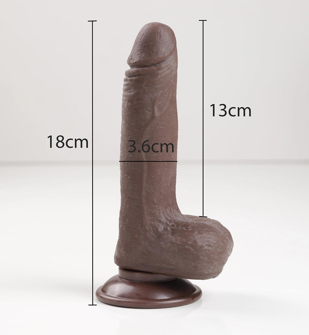 Ảnh thông số kích thước của Lovetoy Sliding Skin 7 inch