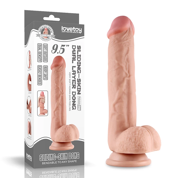 Lovetoy Sliding-Skin dong 9,5 inch