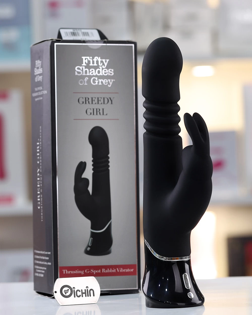 Fifty Shades of Grey Greedy Girl Thrusting Rabbit Vibrator là đồ chơi tình dục cao cấp của Lovehoney