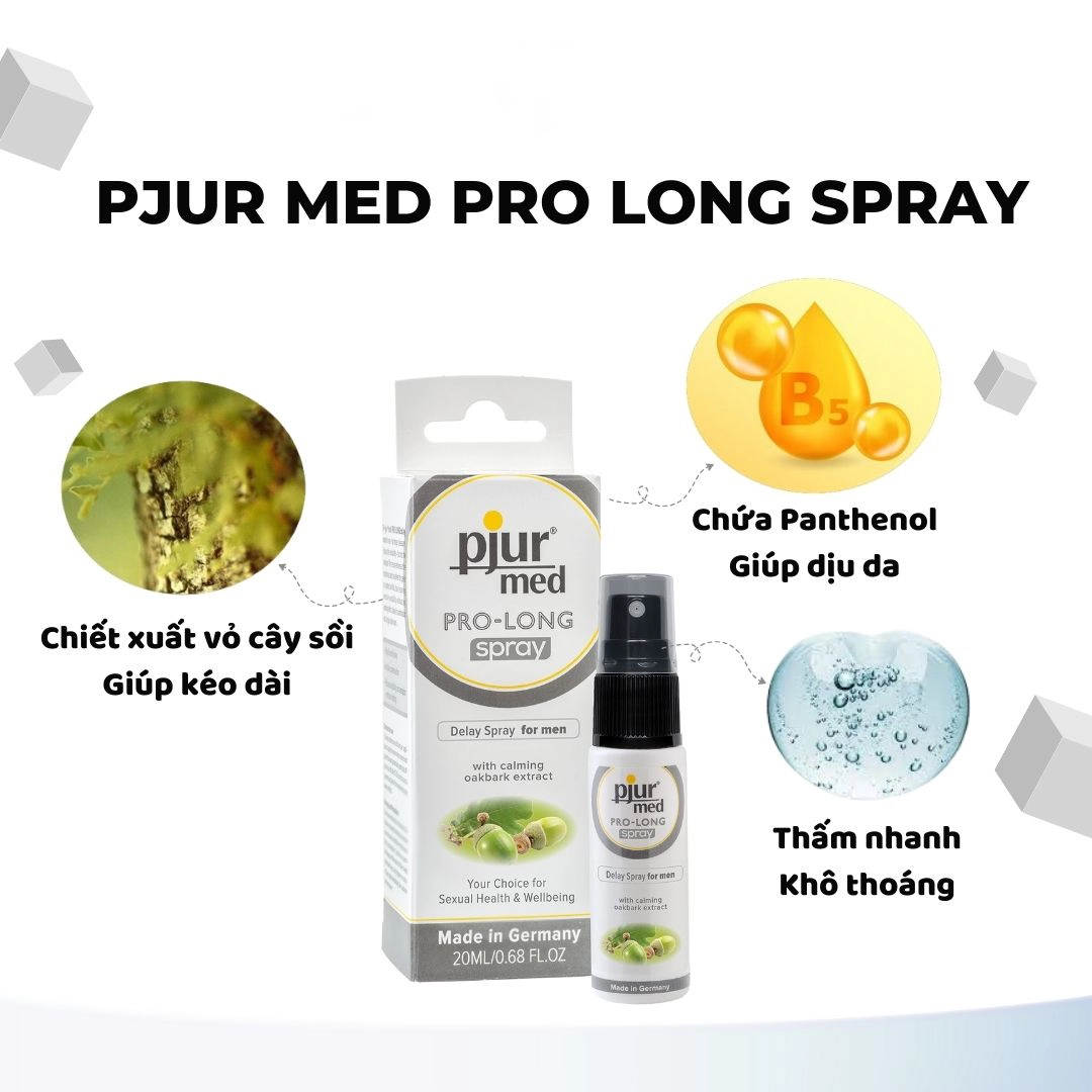 Thành phần tự nhiên của Pjur Med Pro-Long Spray