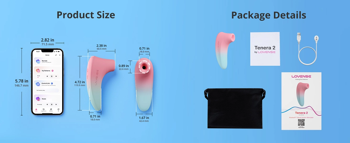 Bảng giá Lovense Tenera 2 Clitoral Suction Stimulator máy bú hút âm vật kết nối qua App chính hãng