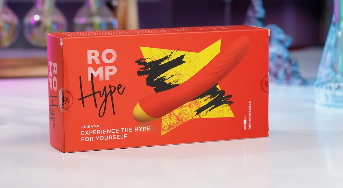 Review Máy rung massage ROMP Hype 10 tần số kết hợp vân sóng kích thích hàng xách tay