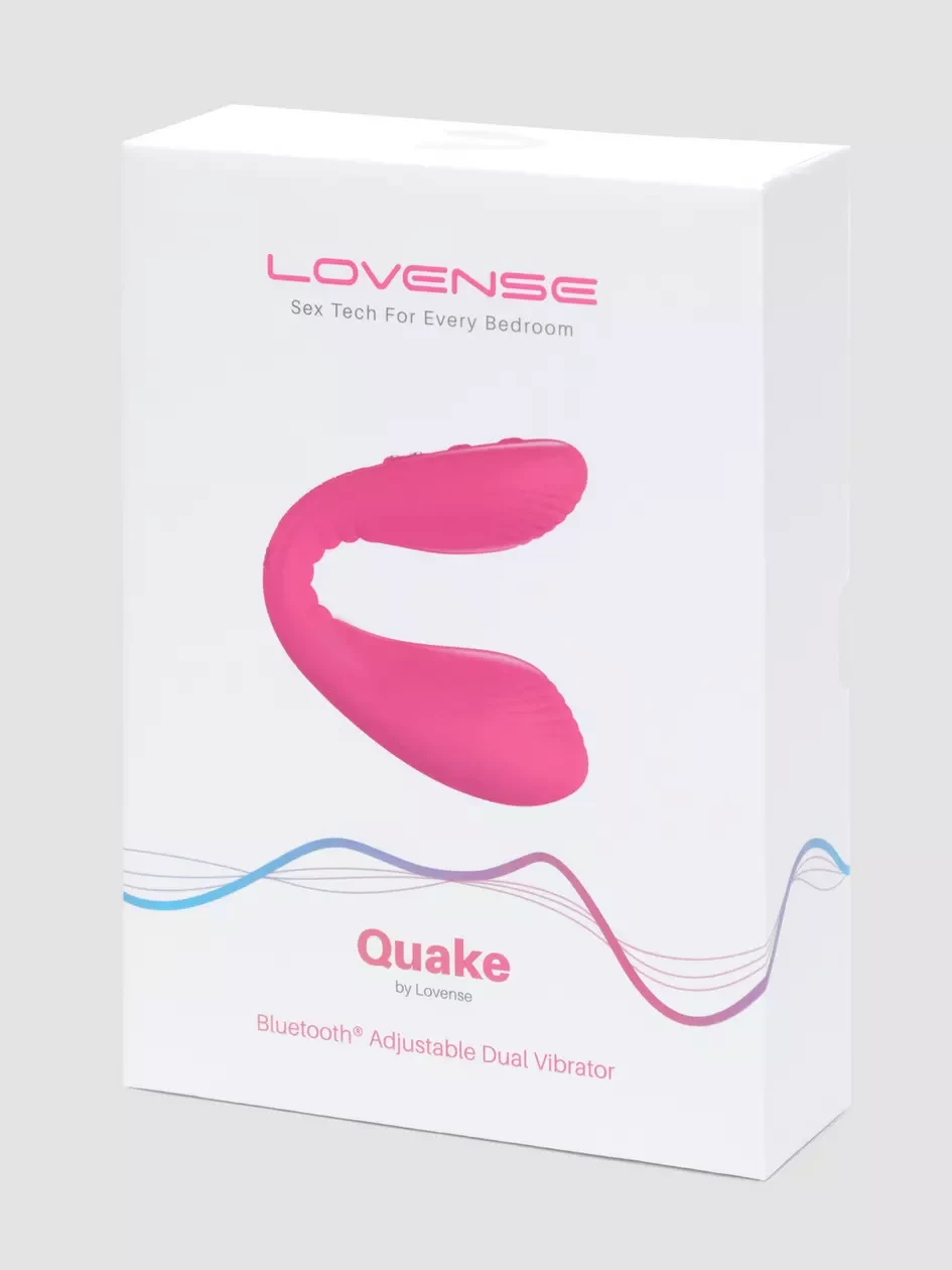 Lovense Quake sử dụng thủ công thông qua nút bấm trên thân sextoy