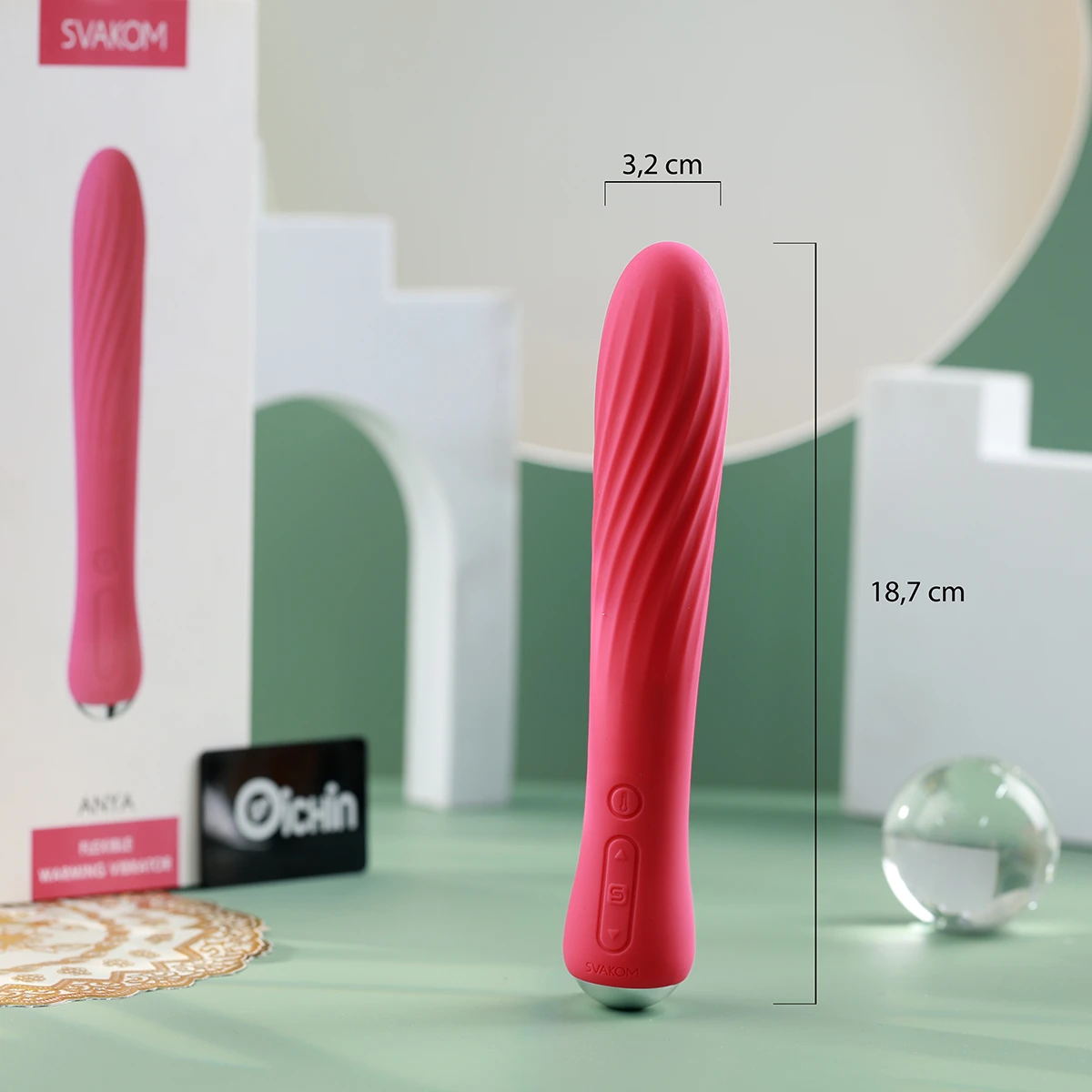 Ảnh thông số kích thước của Svakom Anya
