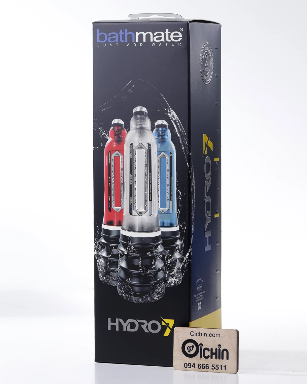 Máy tập Bathmate giúp dương vật to khỏe, rắn chắc Hydro 7 Crystal Clear