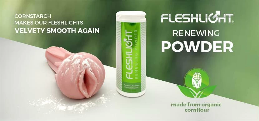 Renewing Powder Fleshlight được làm từ 100% bột ngô