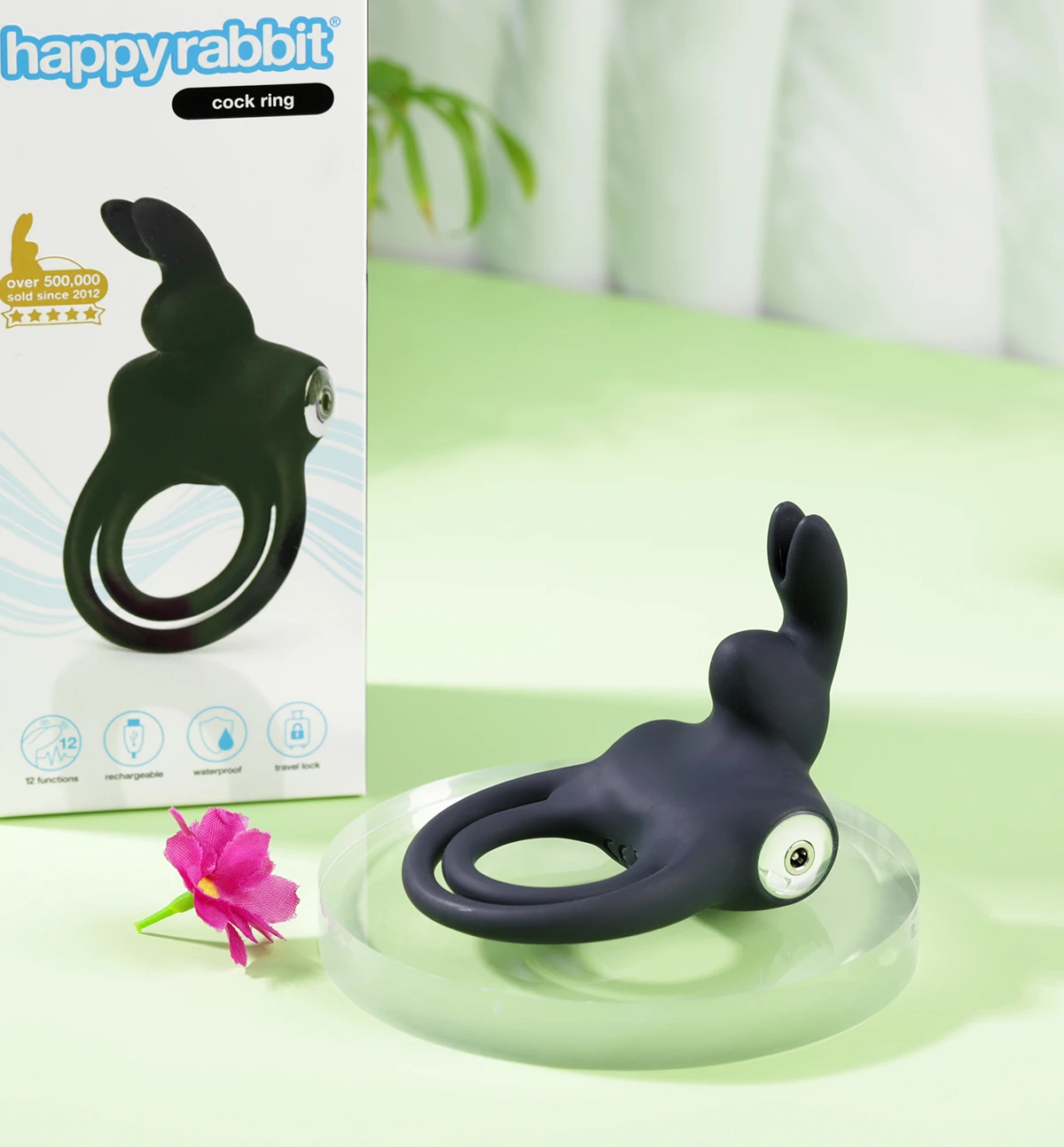 Vòng đeo dương vật Happy Rabbit Cock Ring thiết kế tai thỏ độc đáo